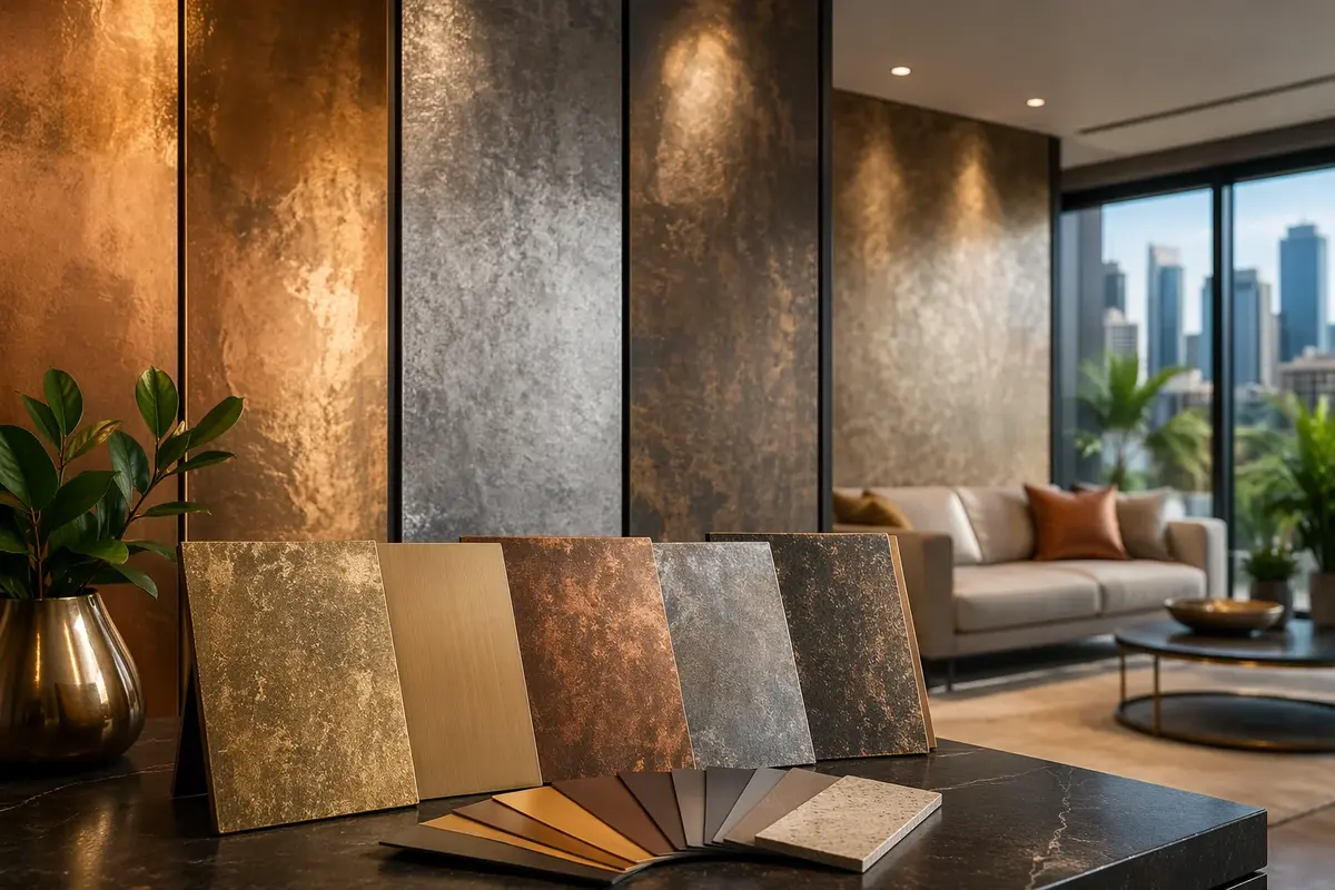 How to Choose the Best Metallic Wall Finishes for Your Brisbane Property